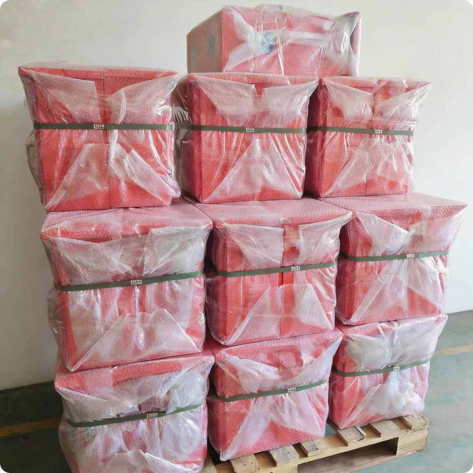 Ouyue Factory မှ ထုတ်လုပ်သော လိမ္မော်ရောင် ဖြန့်ဖြူးရေး သေတ္တာများကို အမေရိကန်သို့ တင်ပို့တော့မည်ဖြစ်သည်။