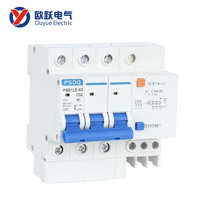 သေးငယ်သော Leakage Protection Device 63A3P