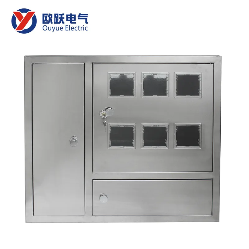 Stainless Steel Concealed-Mounted Electricity Meter Box