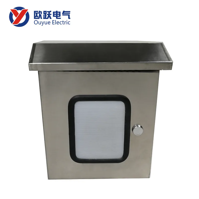 Indoor နှင့် Outdoor တံခါးများအတွက် Stainless Steel Double-Door Box