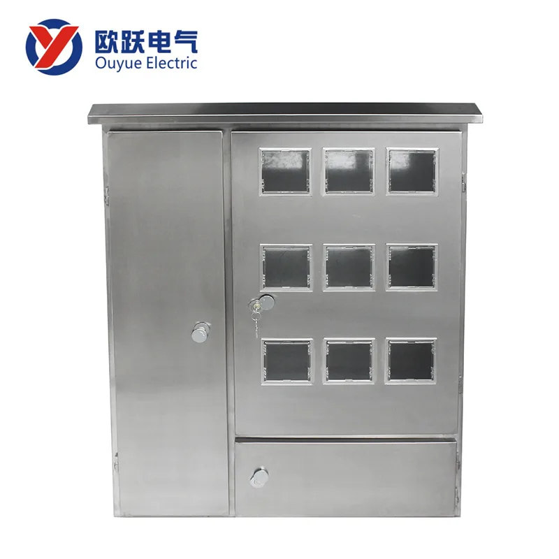 Stainless Steel Outdoor Rainproof Electricity Meter Box ၊
